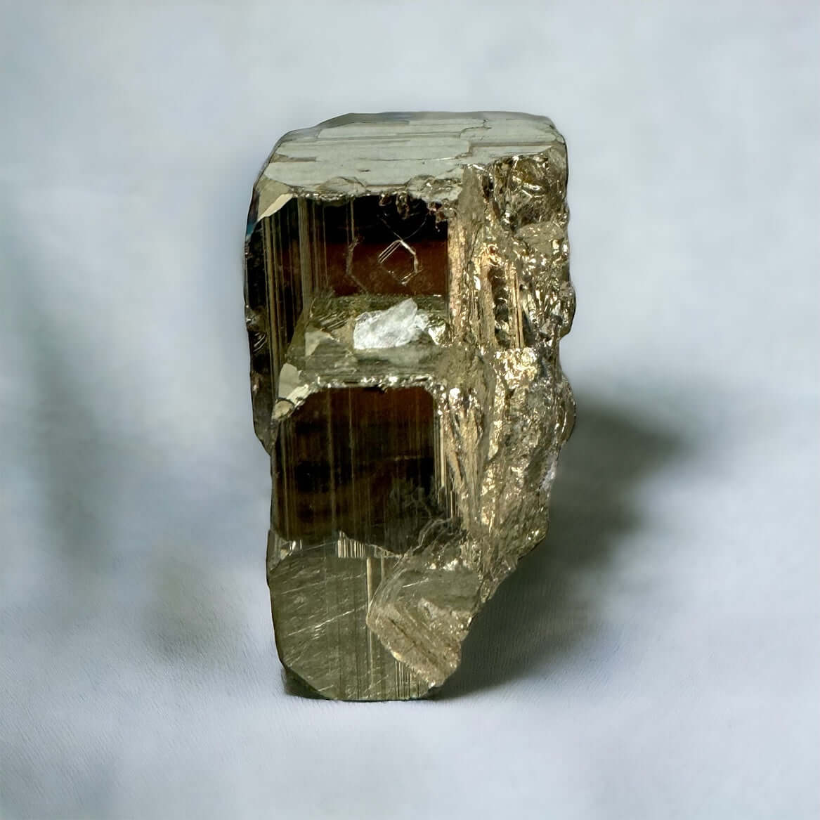 12) Small Pyrite Crystal Cube