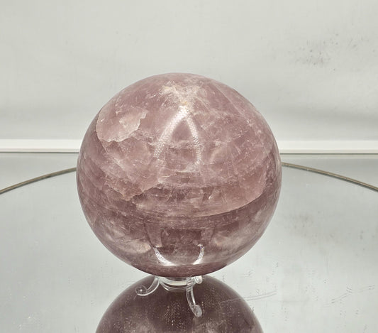 Star rose quartz sphere, a must-have for crystal collectors