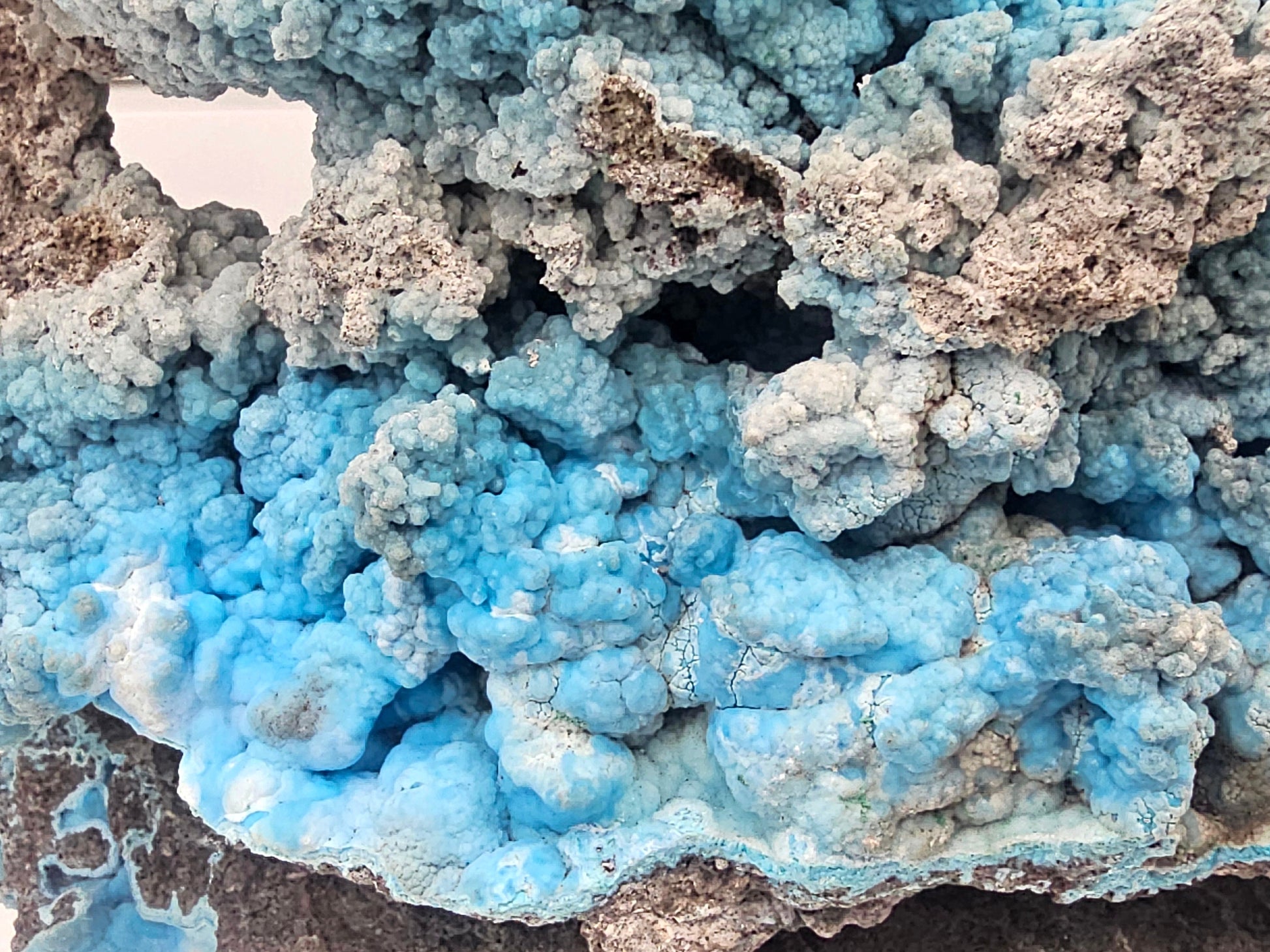 unique high quality hemimorphite crystal specimen