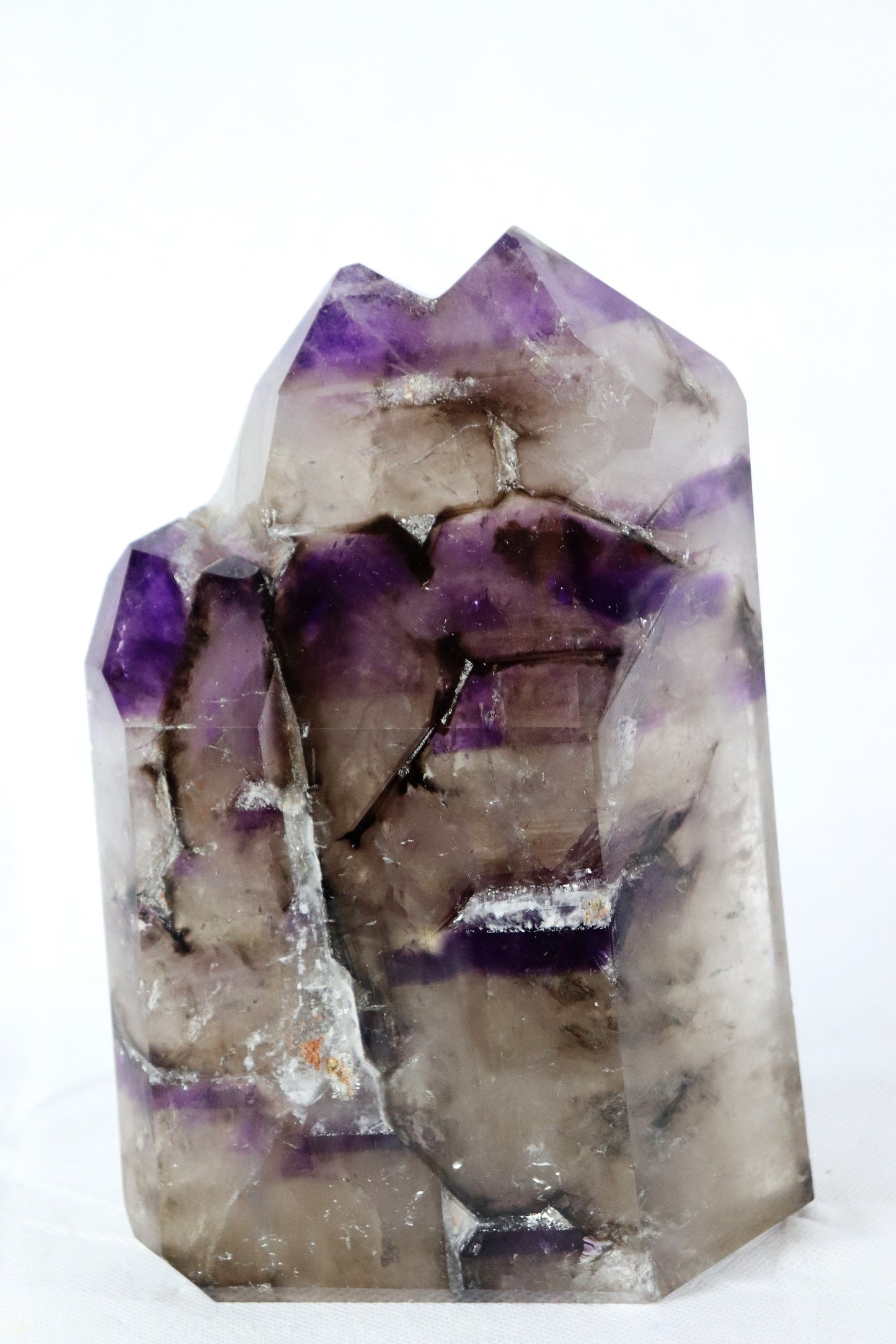 Elestial Amethyst Crystal , Polished High Grade Madagascar Display Piece Home Decor 3KG