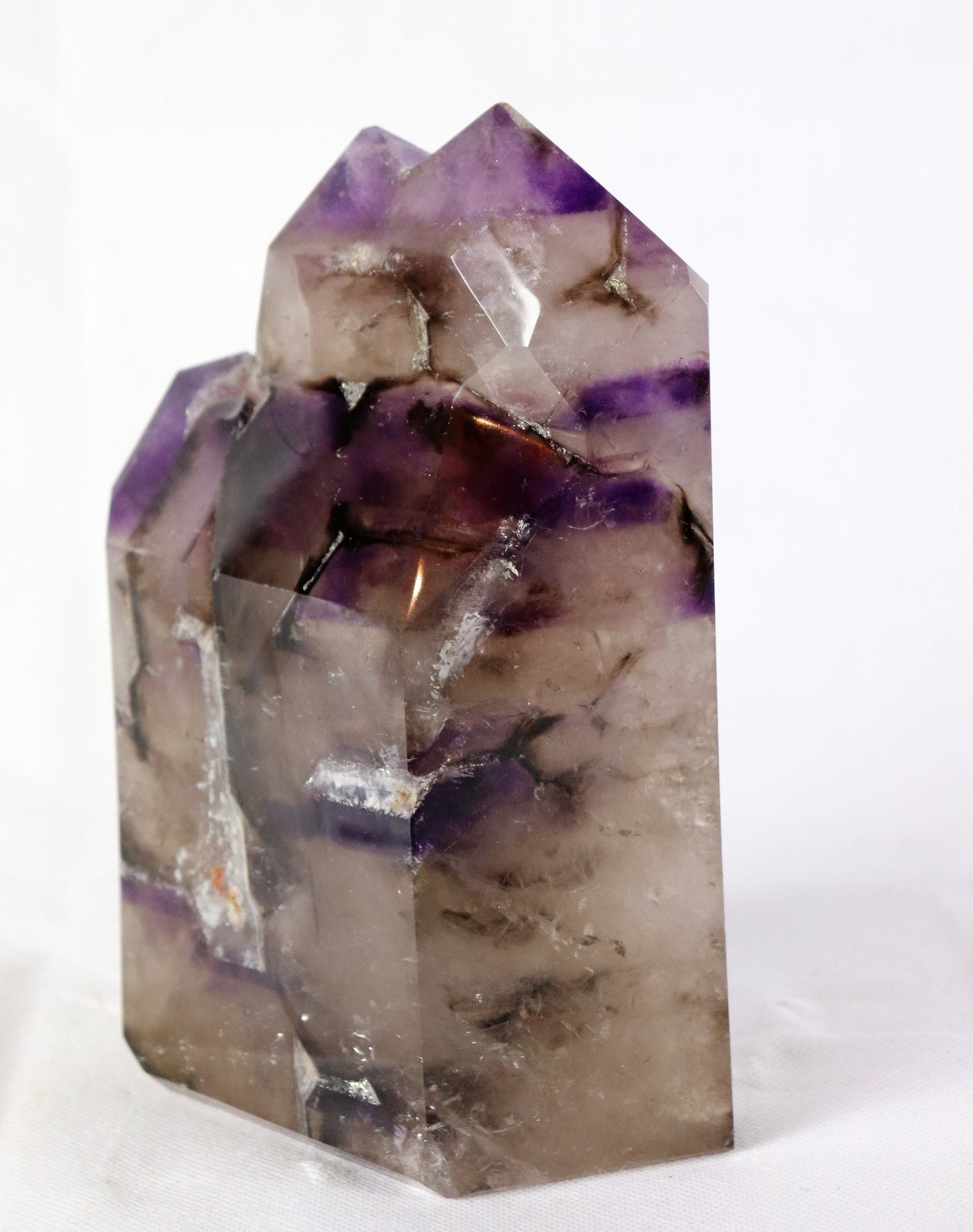 Elestial Amethyst Crystal , Polished High Grade Madagascar Display Piece Home Decor 3KG