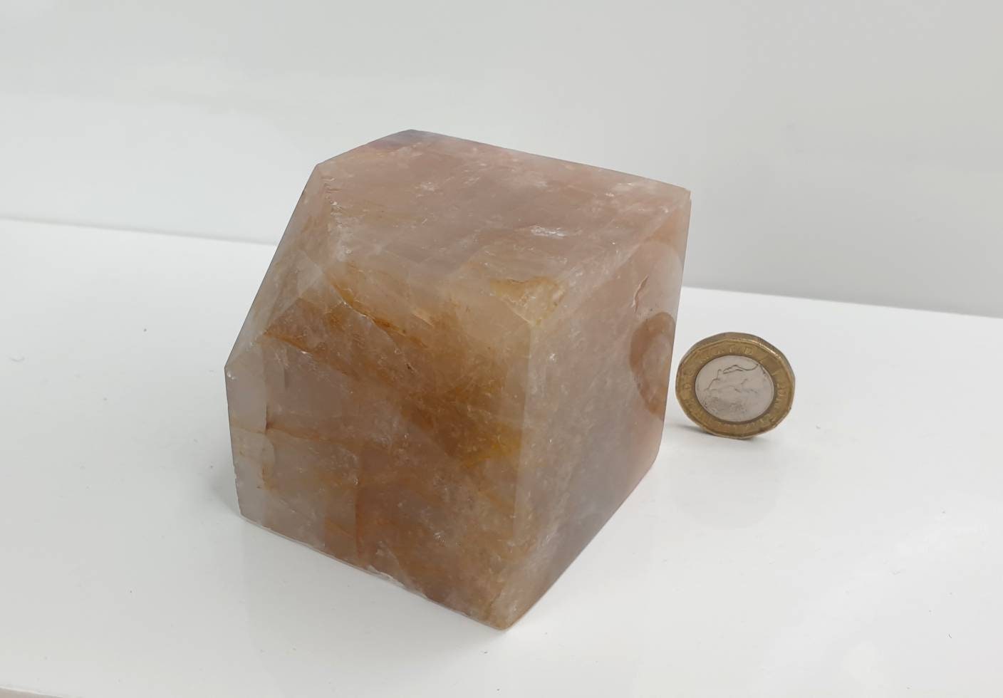 10) Crystal Cube Red Hematoid Quartz