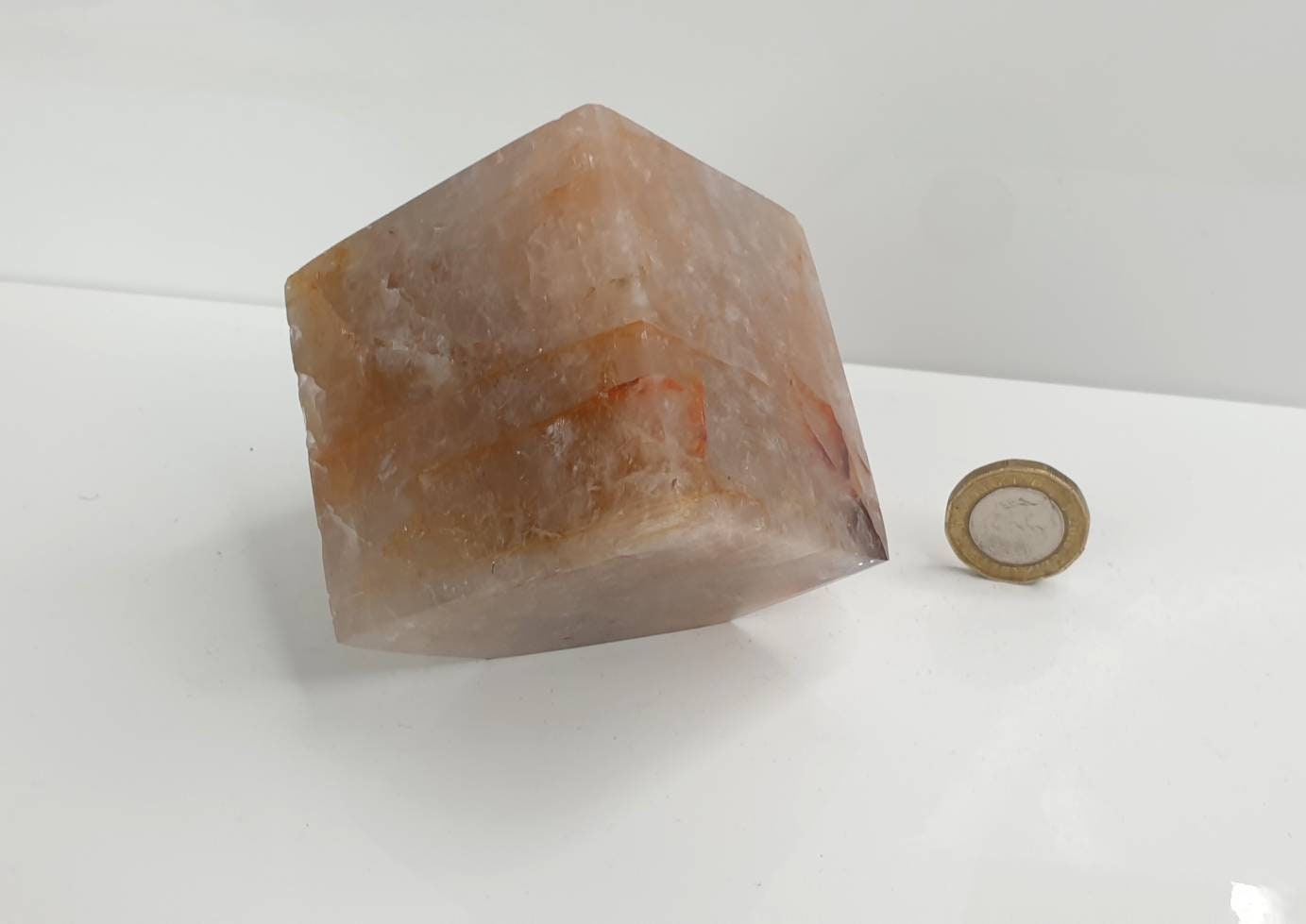 Crystal Cube Red Hematoid Quartz