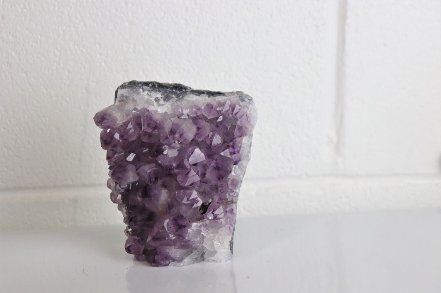  Amethyst Crystal  Freestanding Geode Cluster Quartz Brazil