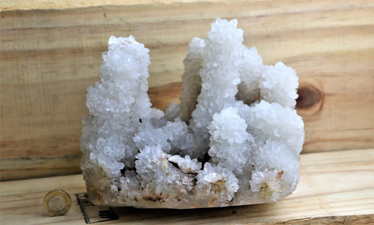 70) Large Quartz Crystal Stalactite Coral / Spirit / Cactus  3.79 KG