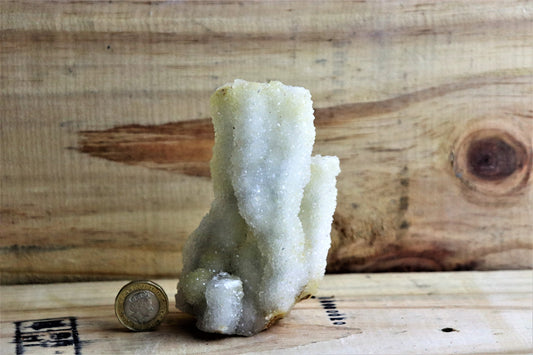 66) Quartz Crystal Stalactite Coral / Spirit / Cactus