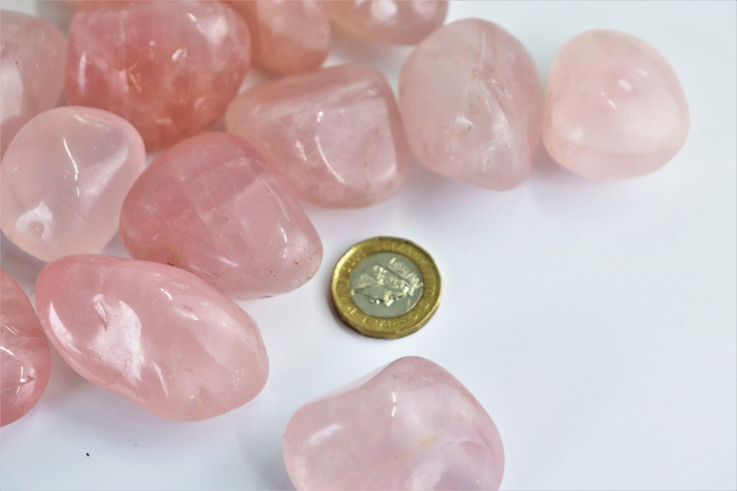 Rose Quartz Crystal Tumble Stone  X1- Madagascar