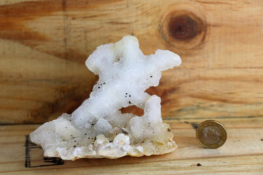 34) Large Quartz Stalactite Crystal Coral / Spirit / Cactus Quartz