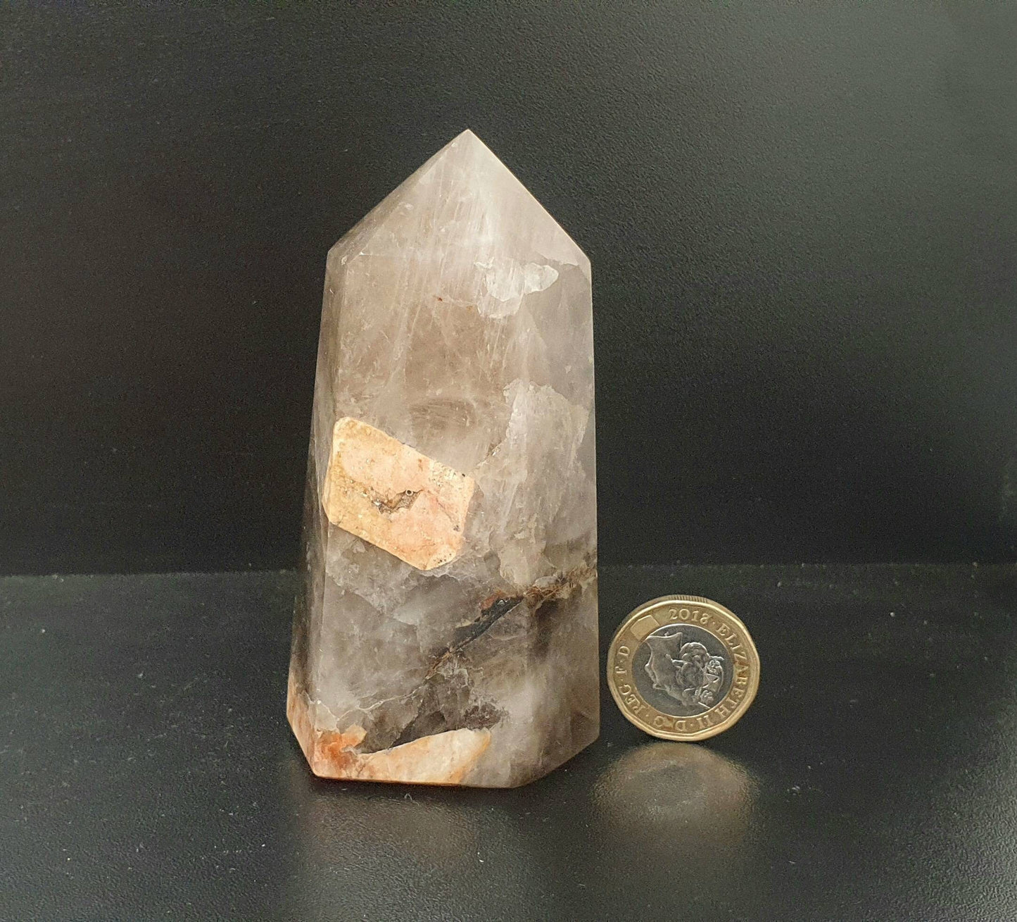 3) Smoky Quartz Crystal Prism