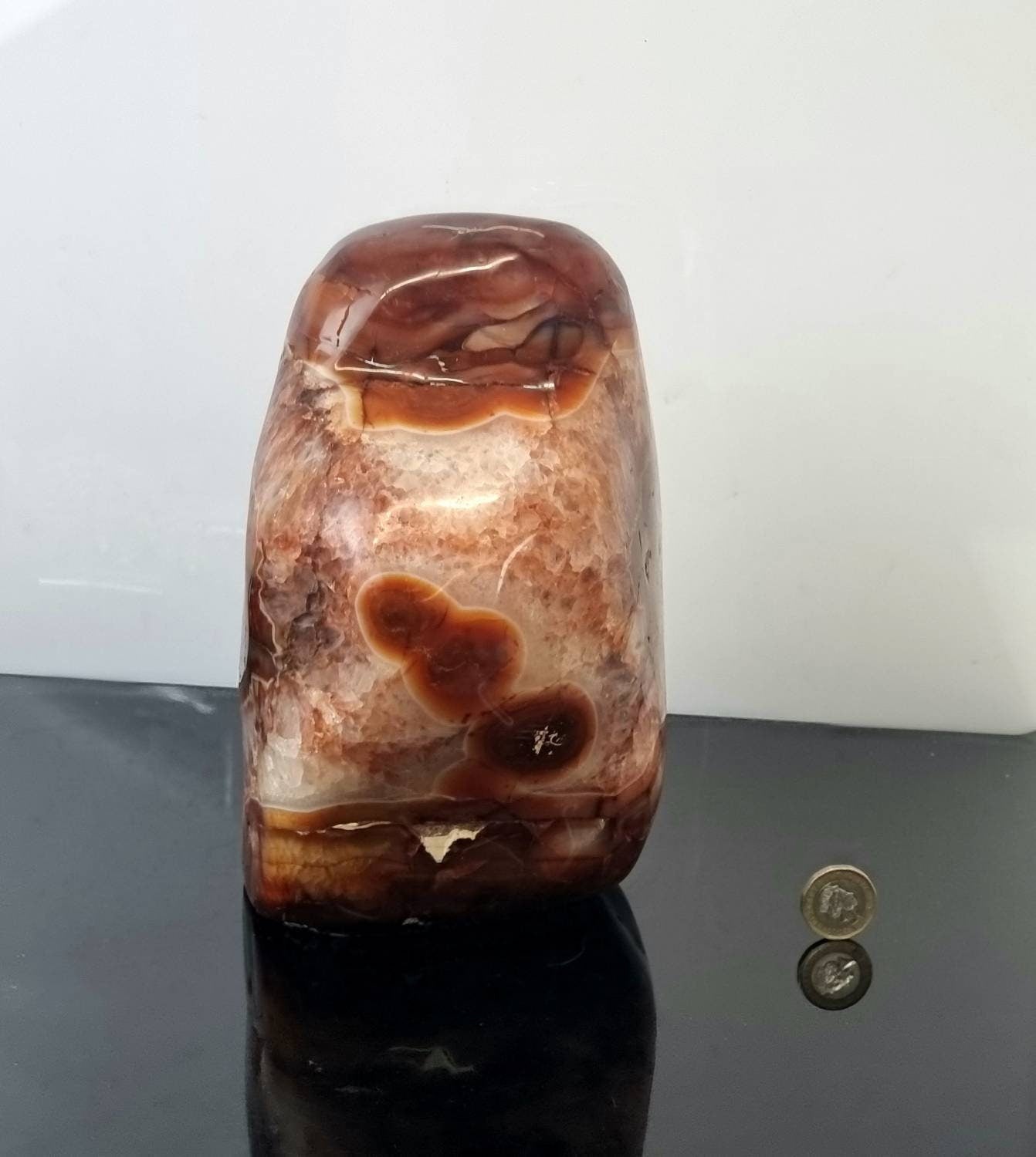 27) Extra large Carnelian Crystal Freeform