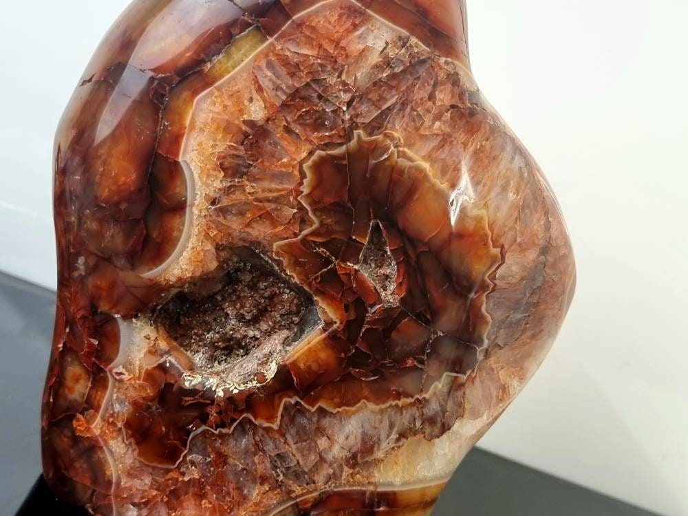 27) Extra large Carnelian Crystal Freeform