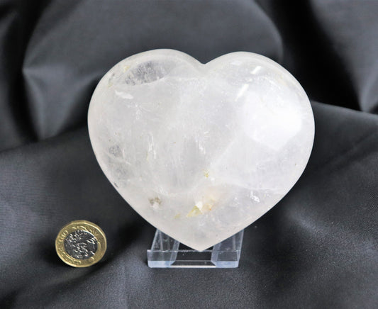 large quartz crystal heart