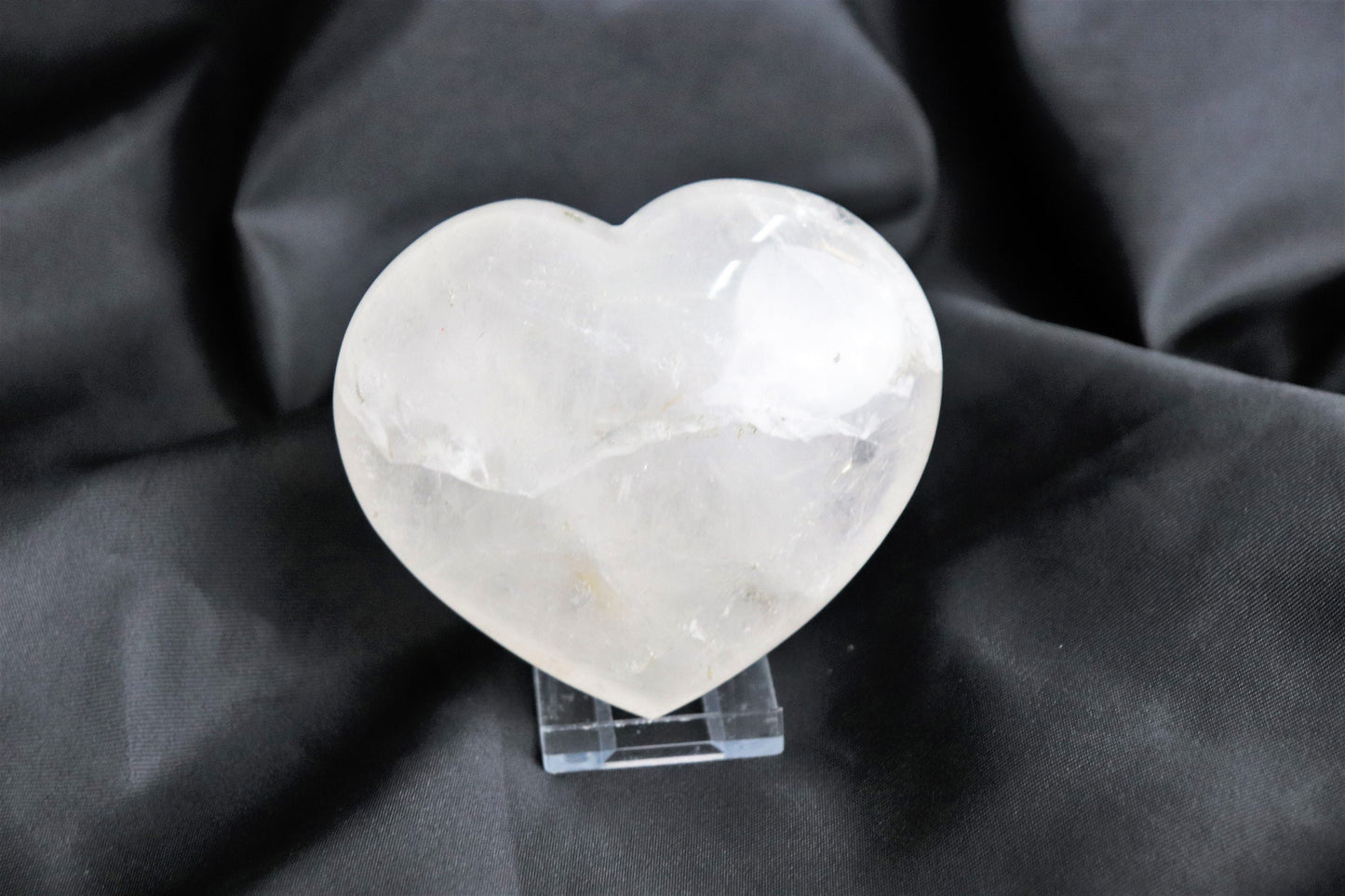 72) Large Quartz Crystal  Heart