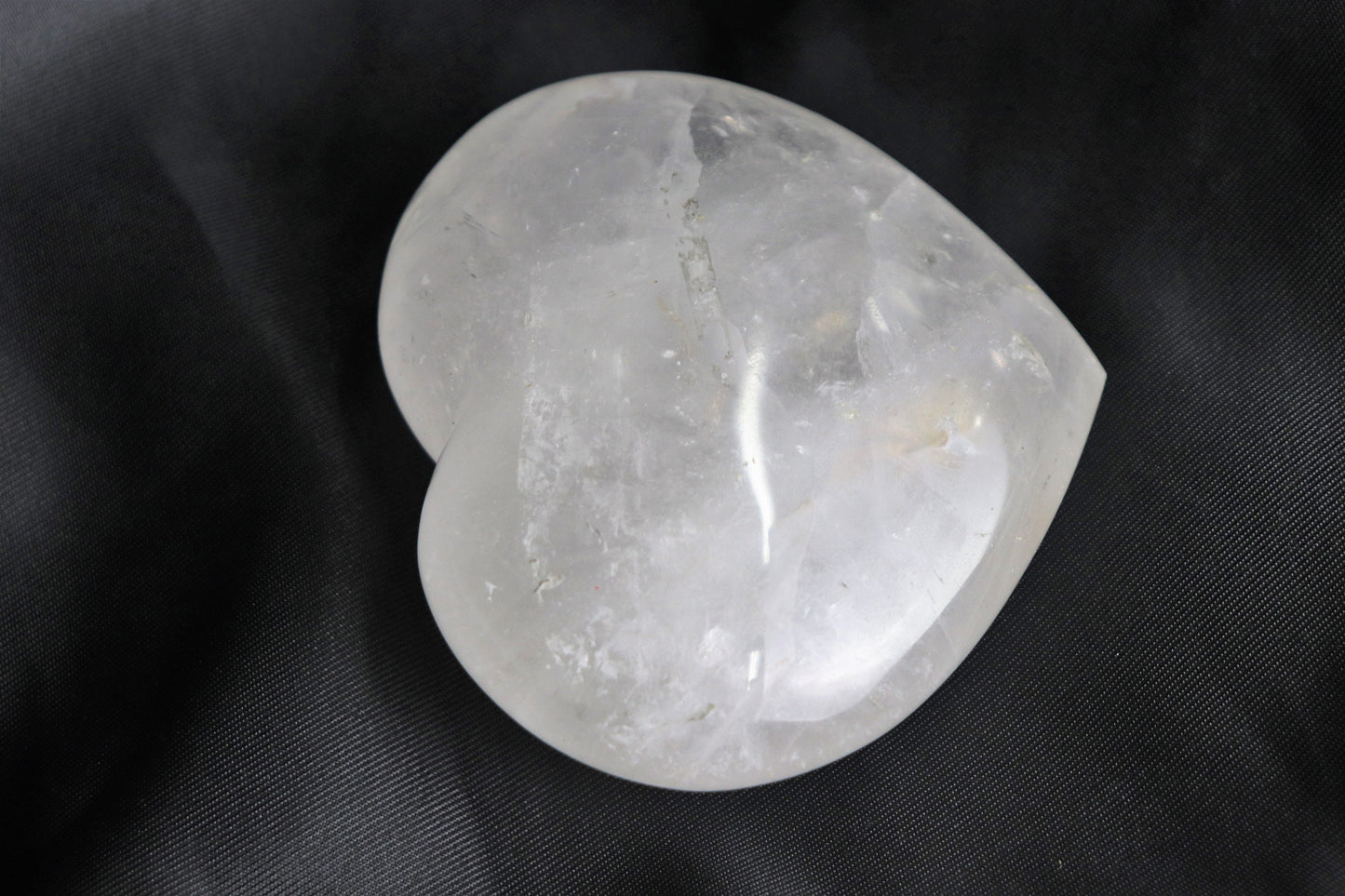 72) Large Quartz Crystal  Heart