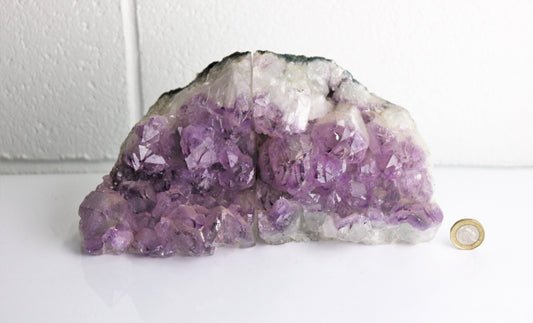 Large Amethyst Crystal Bookends Unique Home Decor Crystal Interior Design