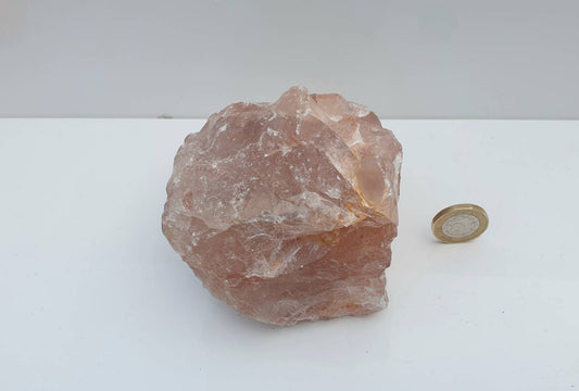 large raw red hematoid fire quartz