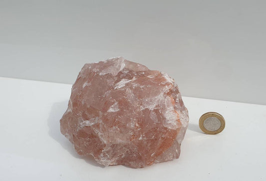 raw red hematoid crystal large