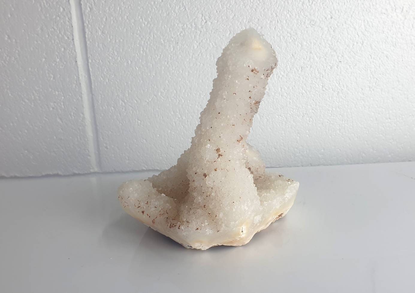 85) Large Quartz Crystal Stalactite Coral  Spirit Cactus