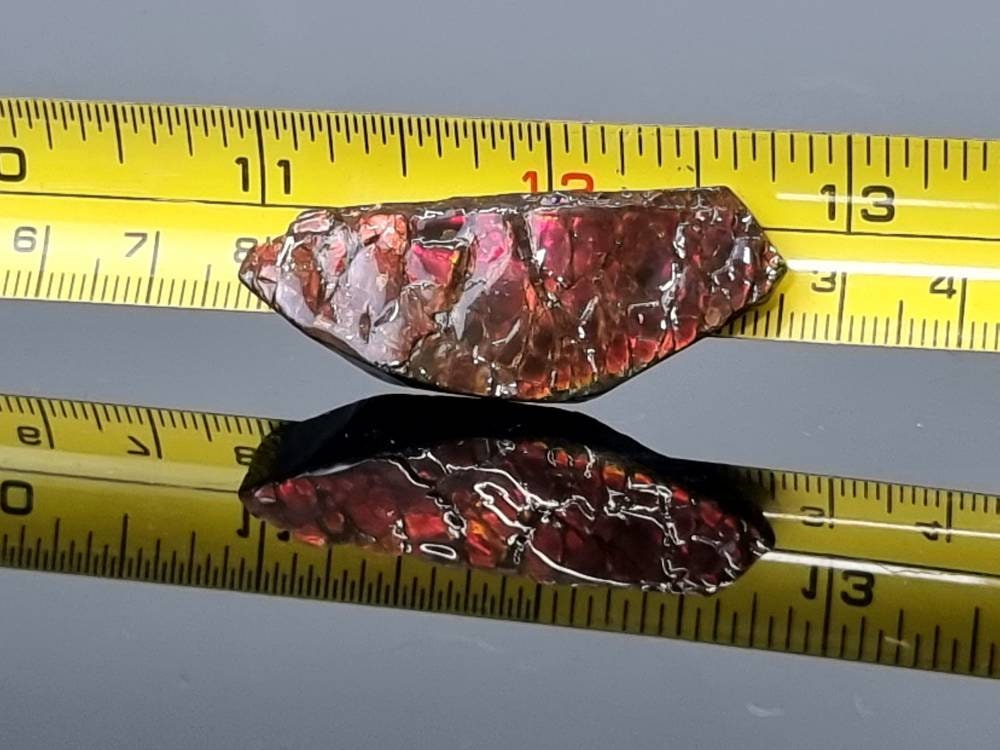 ammolite crystal gemstone canada red