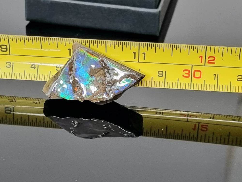 ammolite crystal gemstone canada blue