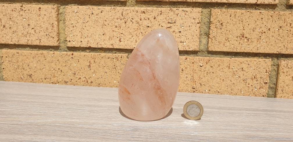 12) Red Hematoid Quartz Crystal