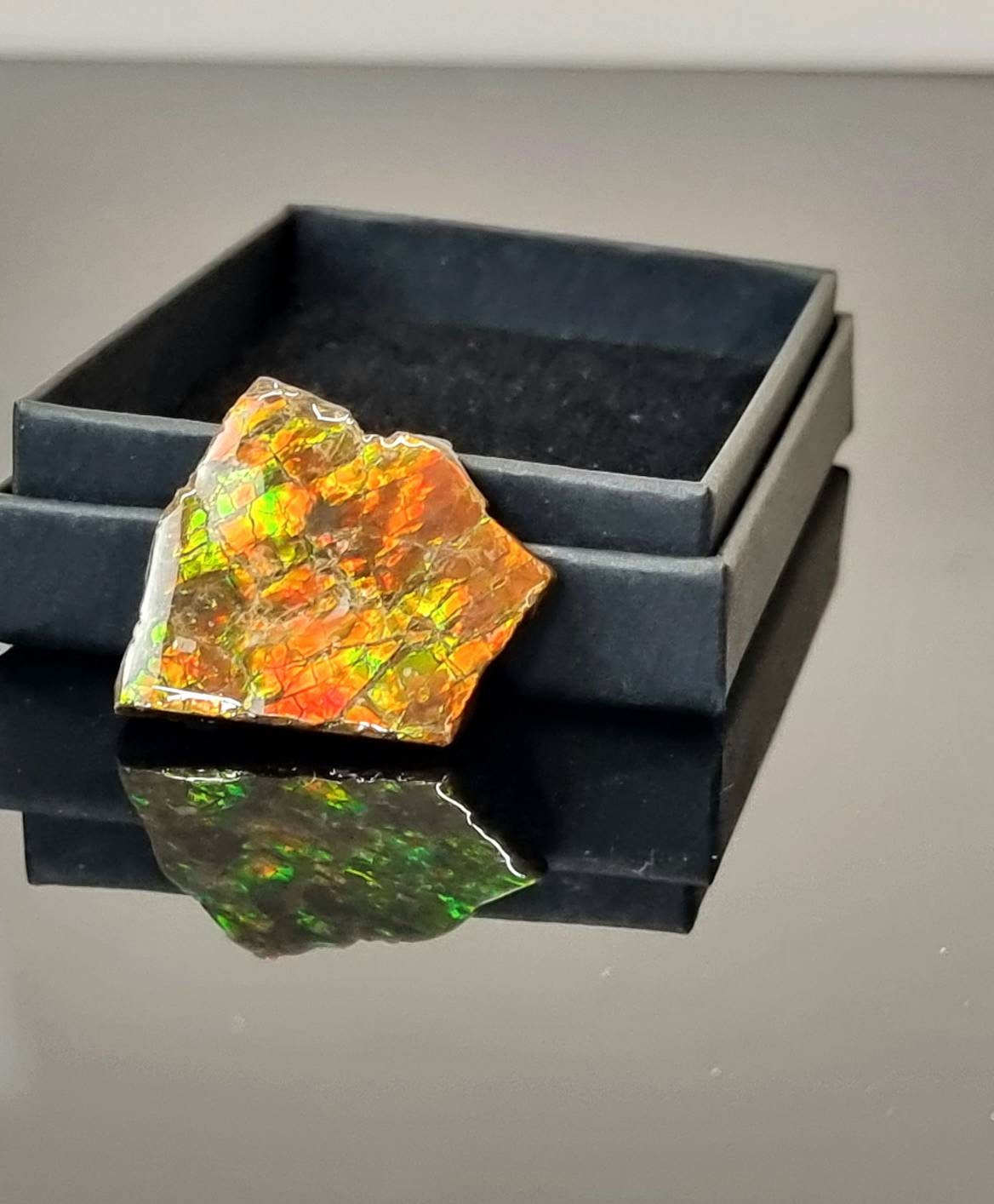 39) Ammolite Crystal Gemstone