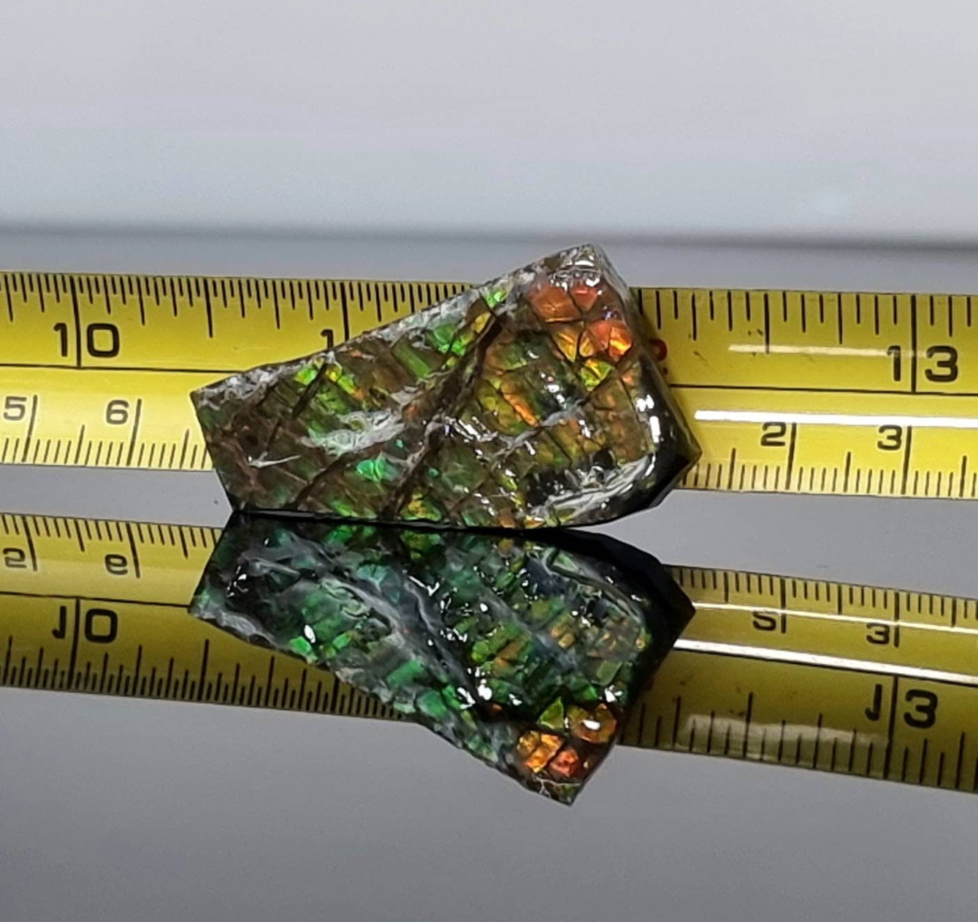 33) Ammolite Crystal Gemstone