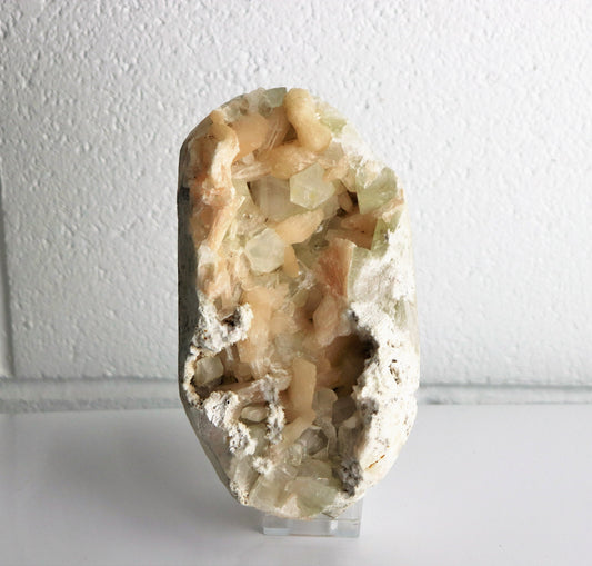 Large Apophyllite Stilbite Zeolite Crystal 