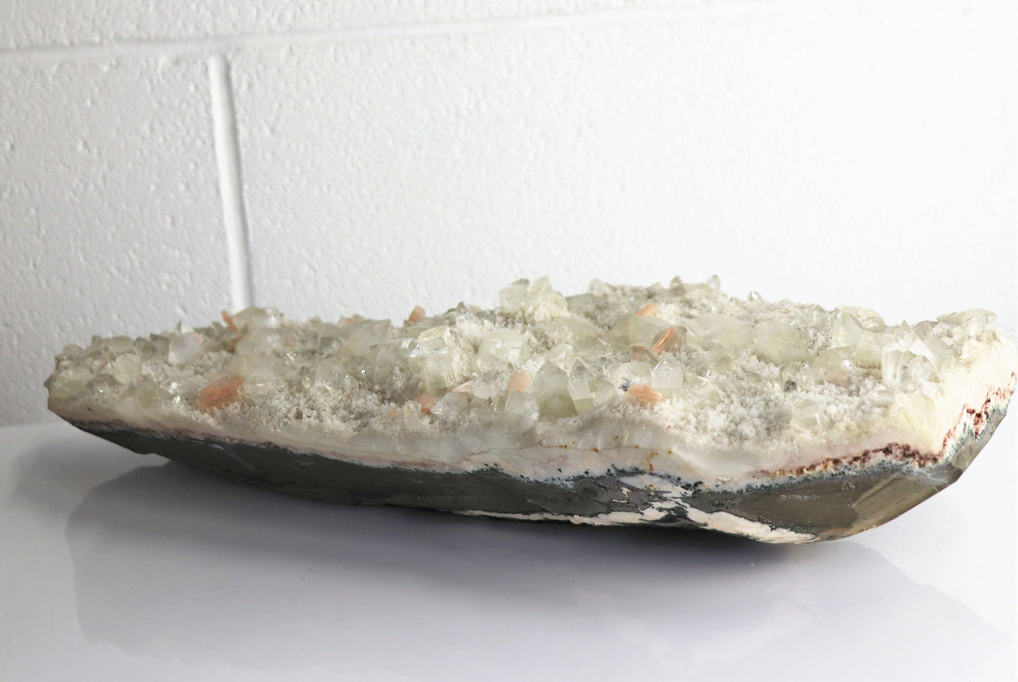 49)  Very Large Apophyllite Stilbite Zeolite Crystal  - India