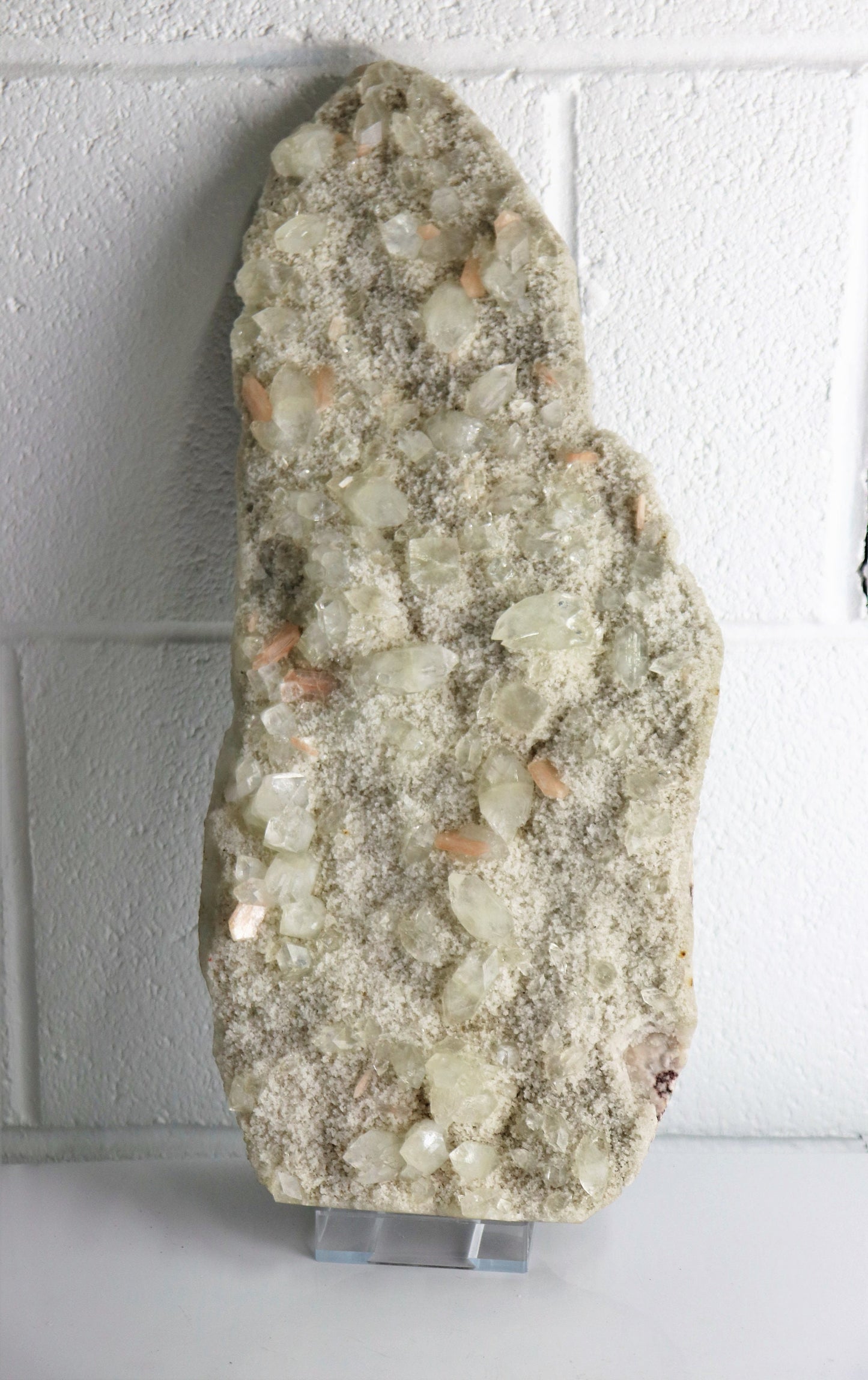 49)  Very Large Apophyllite Stilbite Zeolite Crystal  - India