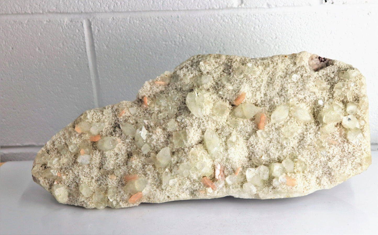 49)  Very Large Apophyllite Stilbite Zeolite Crystal  - India