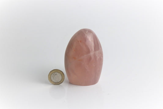 38) Rose Quartz Crystal Freeform