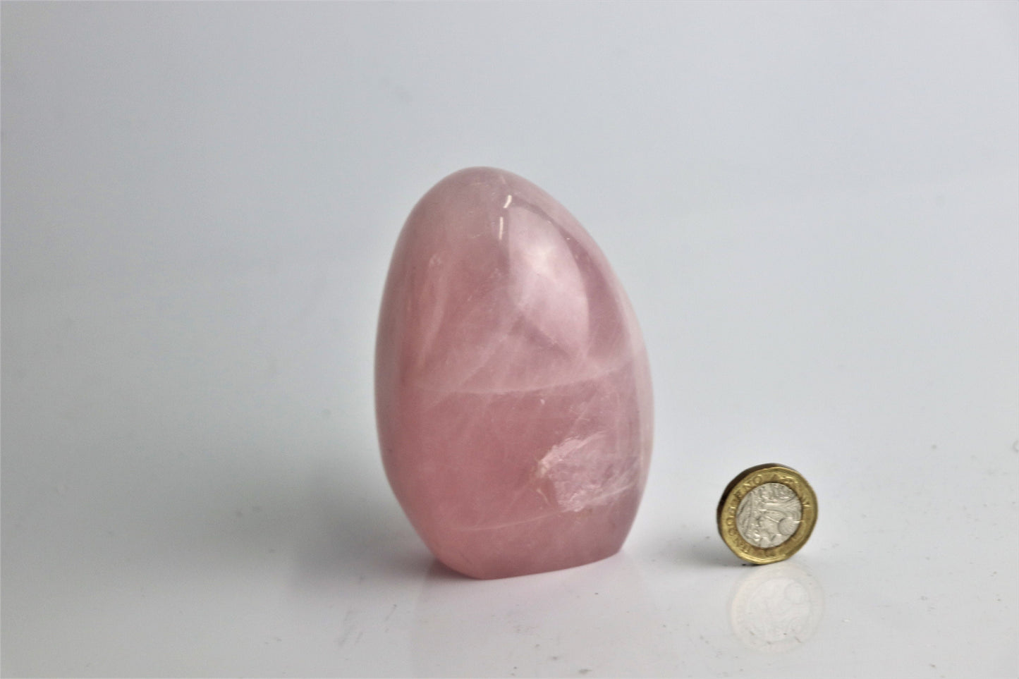 2) Rose Quartz Crystal Freeform