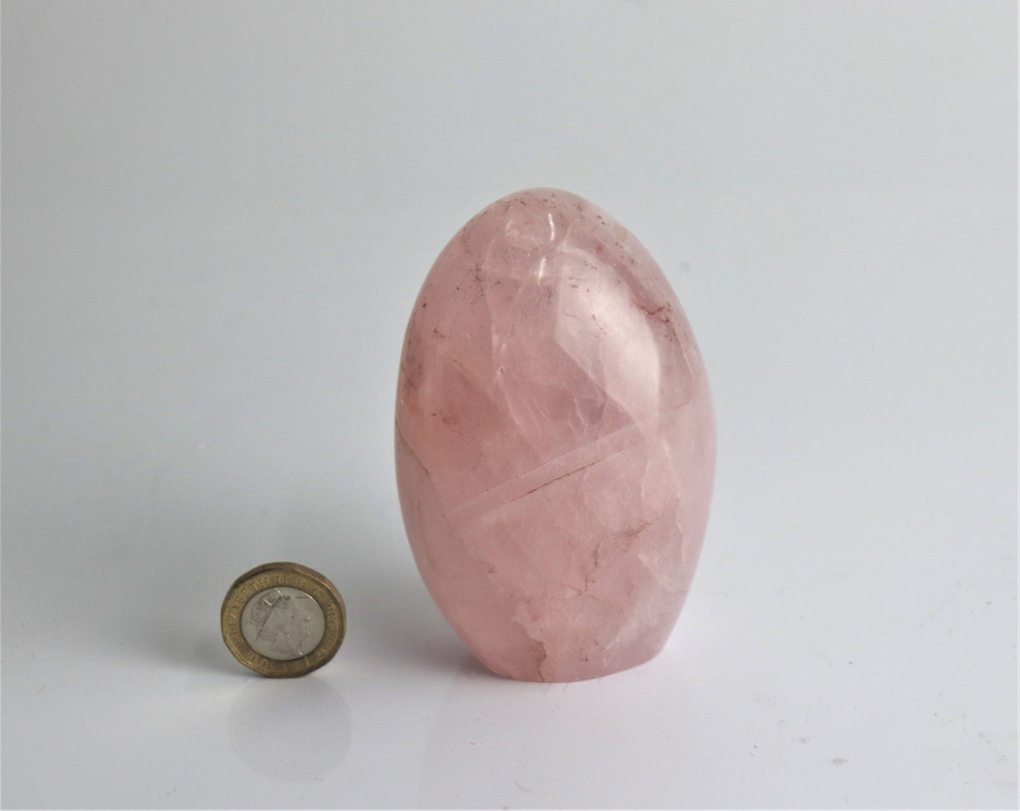 8) Rose Quartz Crystal Freeform