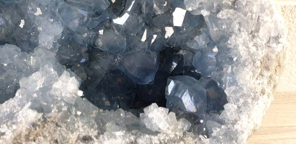 big celestite crystal high quality