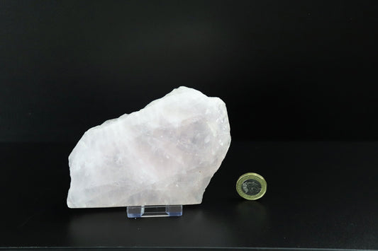 2) Rose Quartz Crystal Slice