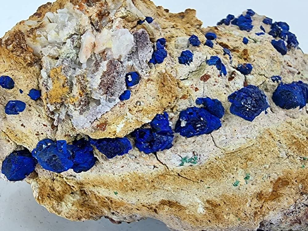 12) large Azurite Crystal