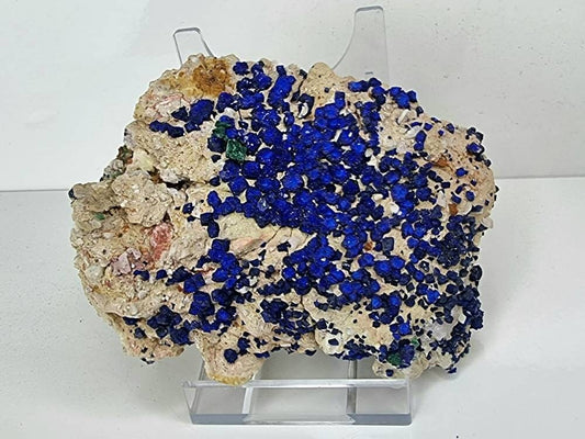 9) large Azurite Crystal