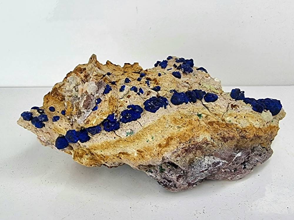 12) large Azurite Crystal