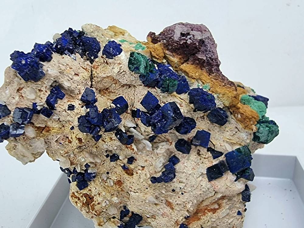 6) Azurite Malachite Crystal