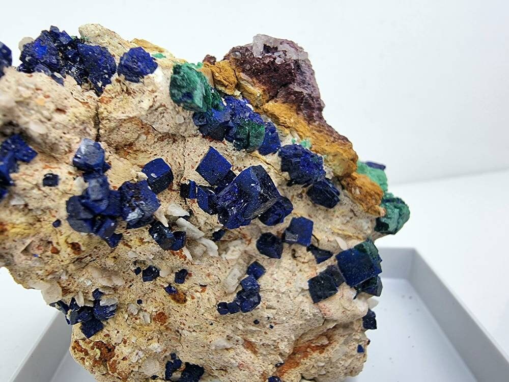 6) Azurite Malachite Crystal