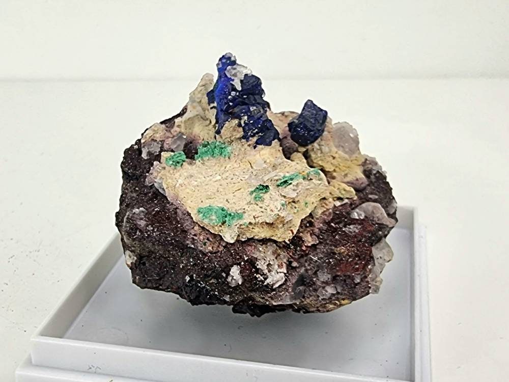 3) Azurite Malachite Crystal