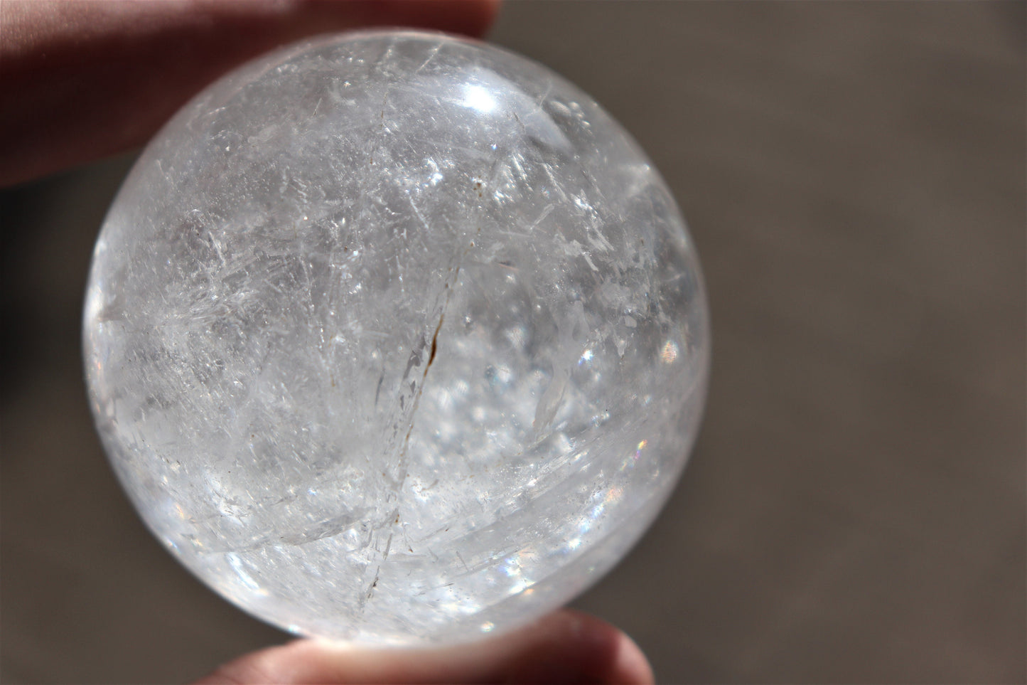 7) Quartz  Crystal Sphere