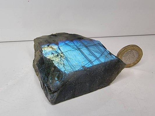 labradorite crystal slice