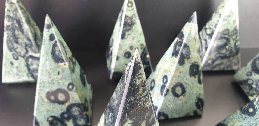 kambaba Jasper Crystal Pyramid