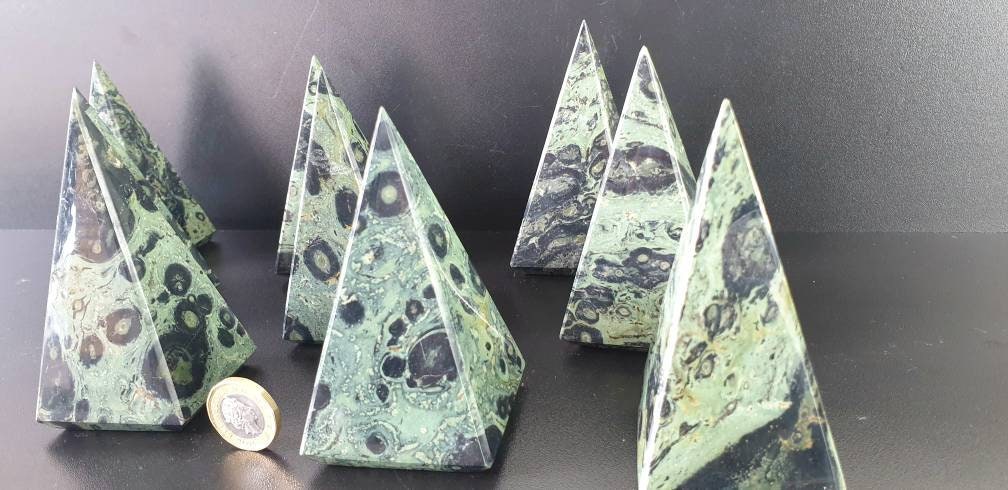 kambaba Jasper Crystal Pyramid