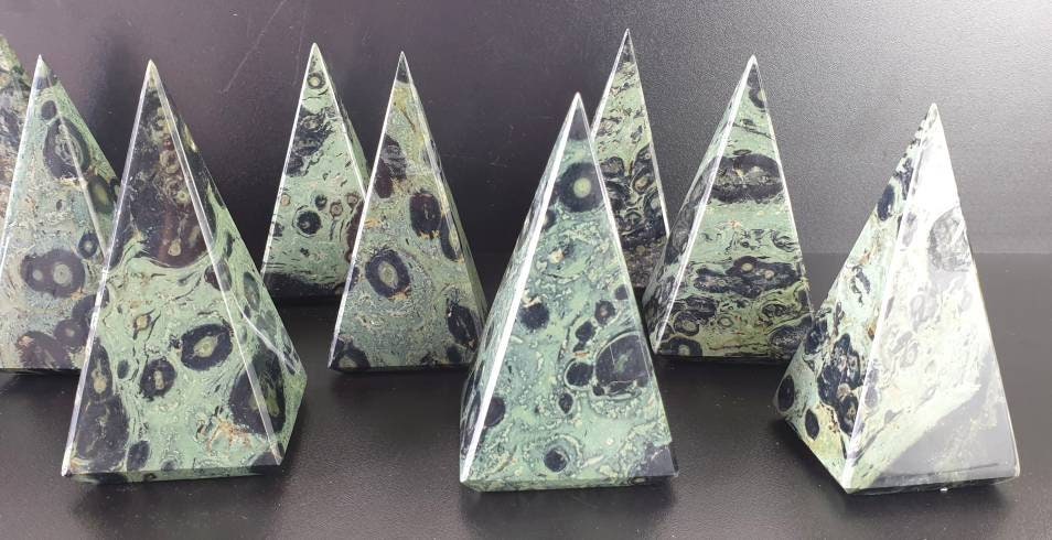 kambaba Jasper Crystal Pyramid