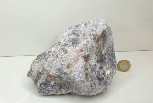 Lepidolite With pink tourmaline Crystal Rough Raw