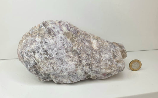 Lepidolite With Tourmaline Crystal Rough Raw