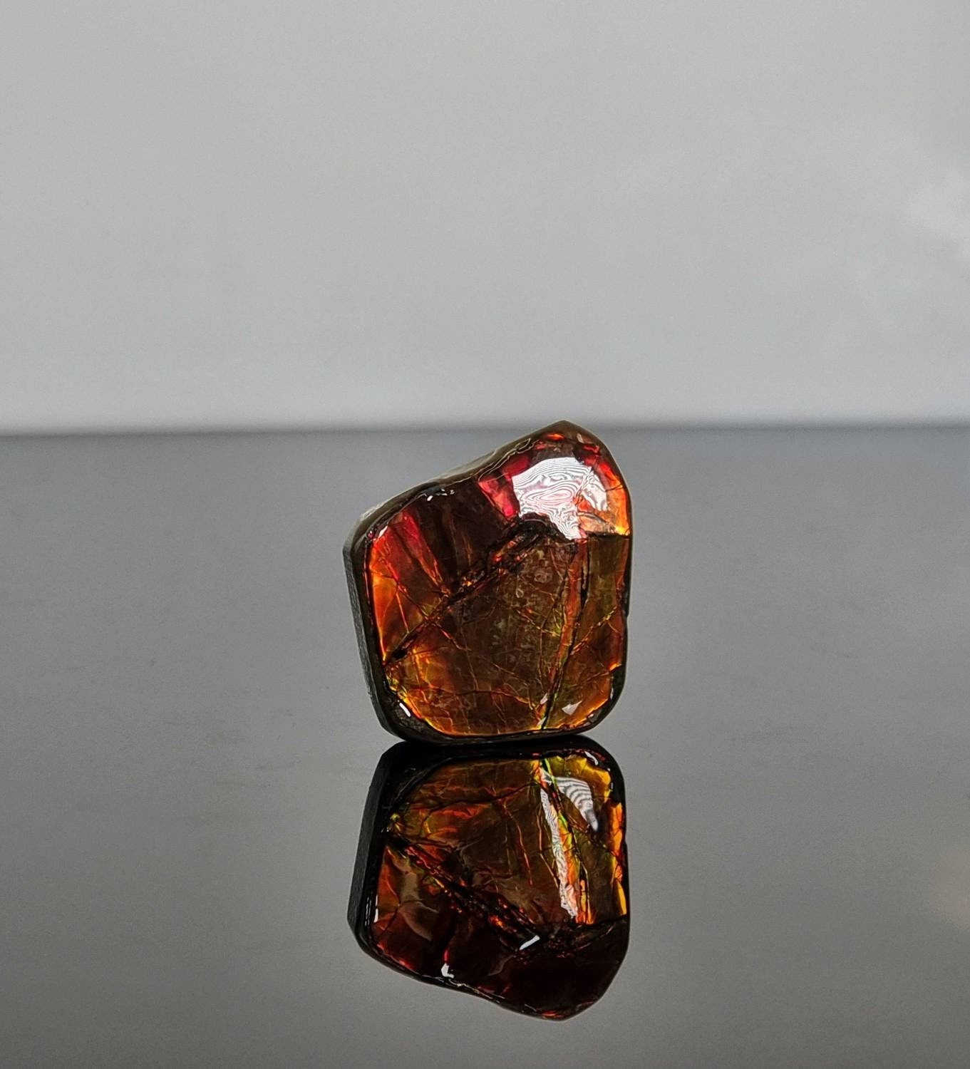 13am) Ammolite Crystal Gemstone